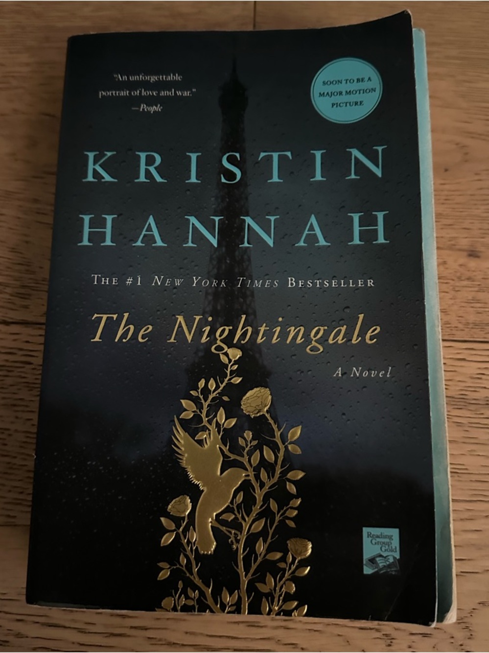Kristin Hannah — The Nightingale (Black & Teal Cover)